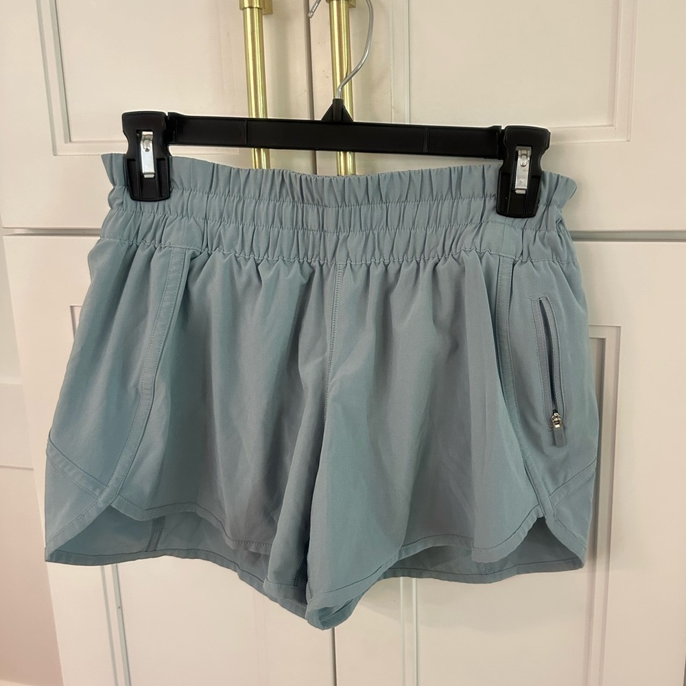 Lululemon Women's Light Blue Athletic Shorts